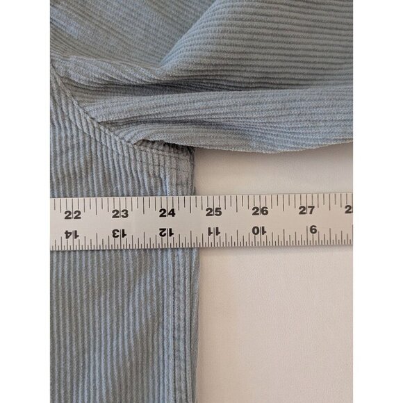 Urban Outfitters Rolla's Men At Work Fat Corduroy Shirt Blue Size Medium - Picture 4 of 8